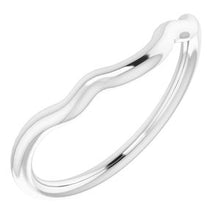 Charger l'image dans la galerie, Sterling Silver Band for 6.5 mm Round Ring

