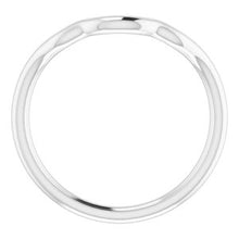 Charger l'image dans la galerie, Sterling Silver Band for 7x5 mm Oval Ring
