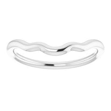 Charger l'image dans la galerie, Sterling Silver Band for 6x4 mm Oval Ring
