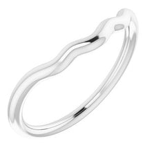 Charger l'image dans la galerie, Sterling Silver Band for 5x3 mm Oval Ring
