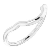 Charger l'image dans la galerie, Sterling Silver Band for 12x10 mm Oval Ring
