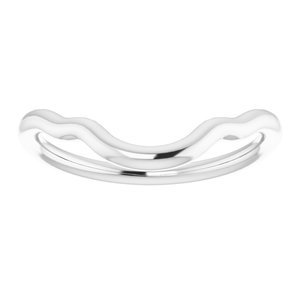 Sterling Silver Band for 10x8 mm Oval Ring