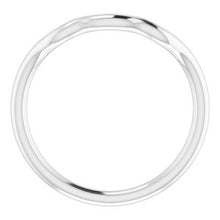 Charger l'image dans la galerie, Sterling Silver Band for 5 mm Cushion Ring
