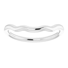 Charger l'image dans la galerie, Sterling Silver Band for 5 mm Cushion Ring
