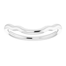 Charger l'image dans la galerie, Sterling Silver Band for 8 mm Cushion Ring
