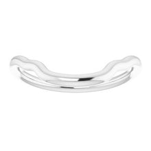 Charger l'image dans la galerie, Sterling Silver Band for 11 mm Cushion Ring
