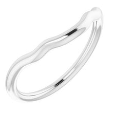 Charger l'image dans la galerie, Sterling Silver Band for 7 mm Cushion Ring
