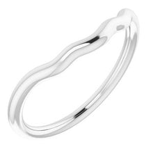 Charger l'image dans la galerie, Sterling Silver Band for 5x3 mm Emerald Ring
