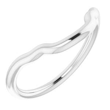 Charger l'image dans la galerie, Sterling Silver Band for 10x8 mm Emerald Ring
