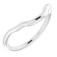 Charger l'image dans la galerie, Sterling Silver Band for 9x7 mm Emerald Ring
