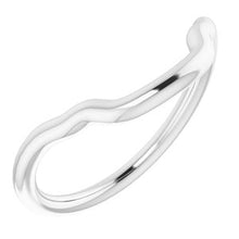 Charger l'image dans la galerie, Sterling Silver Band for 11x9 mm Emerald Ring
