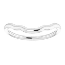 Charger l'image dans la galerie, Sterling Silver Band for 7x5 mm Emerald Ring

