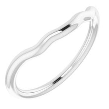 Charger l'image dans la galerie, Sterling Silver Band for 4 mm Square Ring
