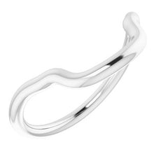 Charger l'image dans la galerie, Sterling Silver Band for 14x10 mm Emerald Ring
