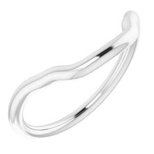 Charger l'image dans la galerie, Sterling Silver Band for 9 mm Square Ring
