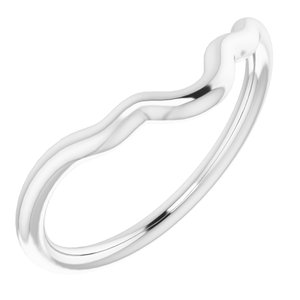 Sterling Silver Band for 9x4.5 mm Marquise Ring