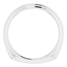Charger l'image dans la galerie, Sterling Silver Band for 5.5 mm Round Ring
