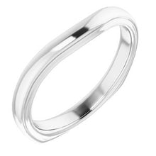 Charger l'image dans la galerie, Sterling Silver Band for 7.4 mm Round Ring
