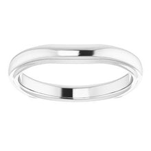 Charger l'image dans la galerie, Sterling Silver Band for 6x4 mm Oval Ring
