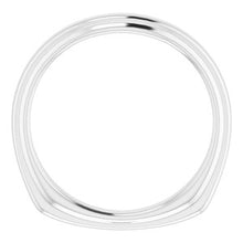 Charger l'image dans la galerie, Sterling Silver Band for 9.4 mm Round Ring
