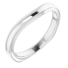 Charger l'image dans la galerie, Sterling Silver Band for 6.5 mm Round Ring
