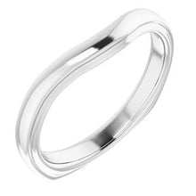 Charger l'image dans la galerie, Sterling Silver Band for 8x6 mm Oval Ring
