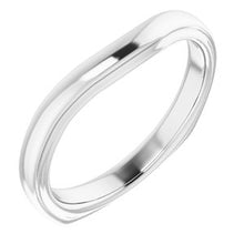 Charger l'image dans la galerie, Sterling Silver Band for 7x5 mm Oval Ring
