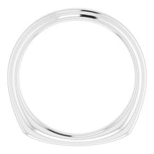 Charger l'image dans la galerie, Sterling Silver Band for 7x5 mm Oval Ring
