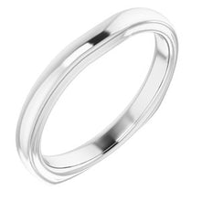 Charger l'image dans la galerie, Sterling Silver Band for 5 mm Cushion Ring
