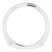Charger l'image dans la galerie, Sterling Silver Band for 5 mm Cushion Ring
