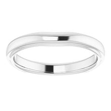 Charger l'image dans la galerie, Sterling Silver Band for 5 mm Cushion Ring
