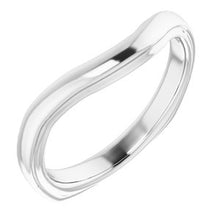 Charger l'image dans la galerie, Sterling Silver Band for 12x10 mm Oval Ring
