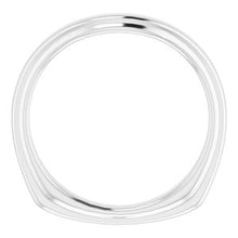 Charger l'image dans la galerie, Sterling Silver Band for 12x10 mm Oval Ring
