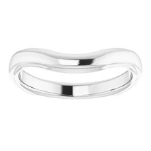Charger l'image dans la galerie, Sterling Silver Band for 12x10 mm Oval Ring
