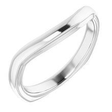 Charger l'image dans la galerie, Sterling Silver Band for 12 mm Cushion Ring
