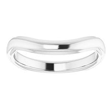 Charger l'image dans la galerie, Sterling Silver Band for 12 mm Cushion Ring
