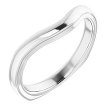 Charger l'image dans la galerie, Sterling Silver Band for 10x8 mm Oval Ring
