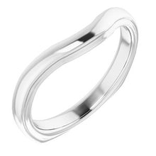 Charger l'image dans la galerie, Sterling Silver Band for 11x9 mm Oval Ring
