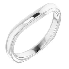 Charger l'image dans la galerie, Sterling Silver Band for 8 mm Cushion Ring
