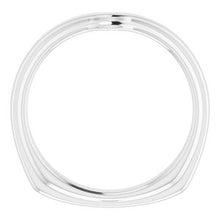 Charger l'image dans la galerie, Sterling Silver Band for 9x4.5 mm Marquise Ring

