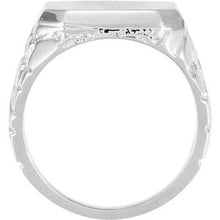Charger l&#39;image dans la galerie, Octagon Nugget Signet Ring
