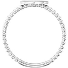 Charger l'image dans la galerie, Continuum Sterling Silver Heart Engravable Beaded Ring
