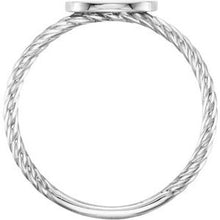 Charger l'image dans la galerie, Be Posh¬Æ Antique Engravable Rope Design Ring 
