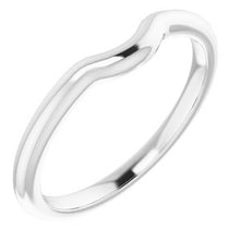 Charger l'image dans la galerie, Sterling Silver Band for 6.5 mm Round Ring
