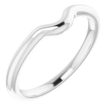 Load image into Gallery viewer, Sterling Silver Band for 7x5 mm Oval Ring
