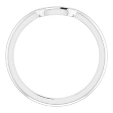 Load image into Gallery viewer, Sterling Silver Band for 7x5 mm Emerald Ring
