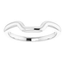 Load image into Gallery viewer, Sterling Silver Band for 9x7 mm Emerald Ring
