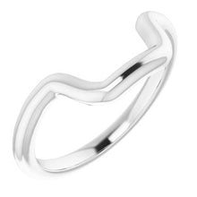 Charger l'image dans la galerie, Sterling Silver Band for 14x10 mm Emerald Ring
