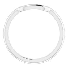 Load image into Gallery viewer, Sterling Silver Band for 8 mm Square Ring
