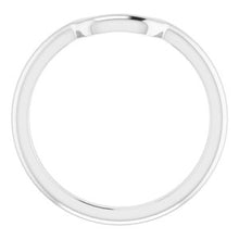 Charger l'image dans la galerie, Sterling Silver Band for 8x6 mm Emerald Ring
